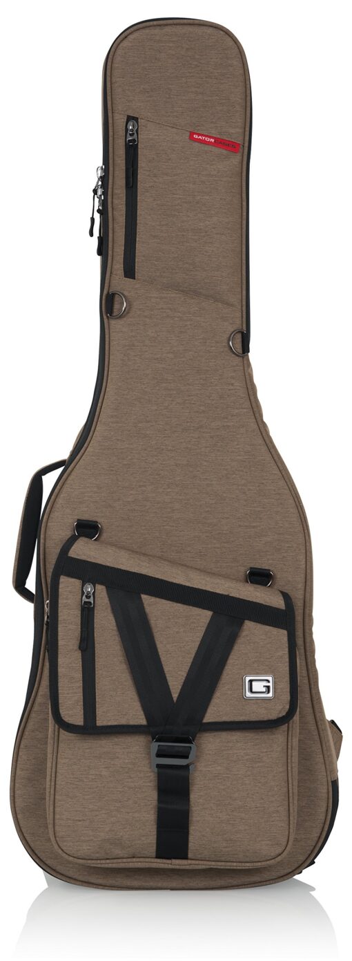 Gator Cases Transit Series Electric Guitar Gig Bag; Tan Exterior (GT-ELECTRIC-TAN)