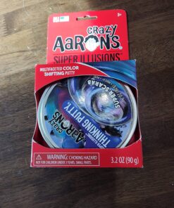 Crazy Aaron's Thinking Putty 4" Tin - Super Illusions Super Scarab - Multi-Color Putty, Soft Texture - Never Dries Out 60 81CgRL5eMHL