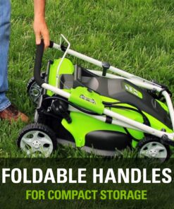 Greenworks 10 Amp 16-inch Corded Mower, 25142 16" Corded Mower 55 81Ch8kVfq8S