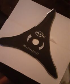 Pool Supply Town 12" x 3T 12-Inch 3 Teeth Heave Duty Steel Brush Cutter Trimmer Weed Eater Blade 39 81ChLLC7f8L