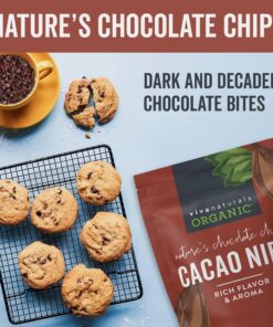 Viva Naturals Organic Cacao Nibs, 1 Lb - Certified Keto and Vegan Superfood, Perfect for Gluten Free Baking, Cacao Nib Smoothies and Healthy Snacks, Premium Criollo Beans, Non-GMO 1 Pound (Pack of 1) 21 81ChceB8VZL
