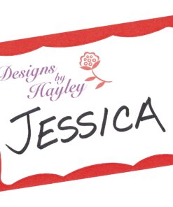 Alternative view of Avery Name Badge Labels, Red Border, 2-1/3" x 3-3/8", 100 Badges (5143) 1