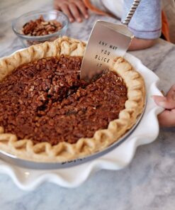 Mud Pie Circa Pie Plate and Server, White, Large 7 81CjzXDbfNL