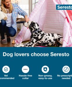 Seresto Large Dog Vet-Recommended Flea & Tick Treatment & Prevention Collar for Dogs Over 18 lbs. | 8 Months Protection 1 Pack Large Dog Only 24 81CkFB Xe5L