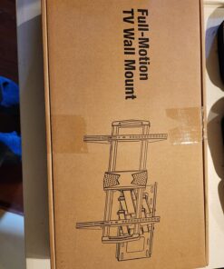 MOUNTUP UL Listed Full Motion TV Wall Mount for Most 42-82 inch TVs with Articulating Swivel and Tilt, TV Mount Max VESA 600x400mm, Holds up to 100lbs Fits 16" Stud MU0028 54 81ClUT0hMwL