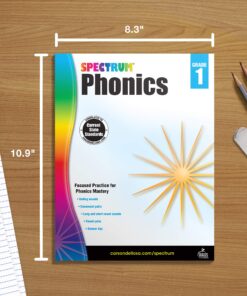 Carson-Dellosa Spectrum® Phonics Workbook, Grade 1 15 81Cm1iksYhL