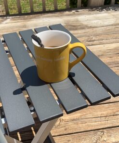 GCI Outdoor Compact Camp Table 20 Outdoor Folding Table, Black Chrome 20 In 26 81Cm3zE1s L