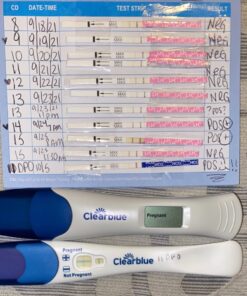 MomMed Ovulation Test Kit (HCG15-LH40), 15 Pregnancy & 40 Ovulation Test Strips with 55 Urine Cups Reliable & Quick Early Pregnancy Test 55 Count (Pack of 1) 31 81CmNyig6oL