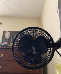 Comfort Zone 6 INCH - 2 Speed - Adjustable Tilt, Whisper Quiet Operation Clip-On-Fan with 5.5 Foot Cord and Steel Safety Grill, Black 21 81Cmb6RvnL