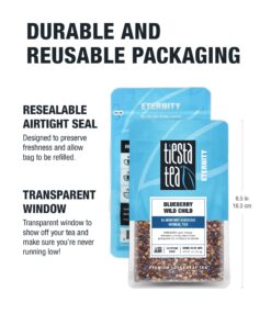 Tiesta Tea - Blueberry Wild Child, Blueberry Hibiscus Herbal Tea, Loose Leaf, Up to 25 Cups, Make Hot or Iced, Non-Caffeinated, 1.8 Ounce Resealable Pouch Pouch - 25 Cups 26 81CmntgPi2L