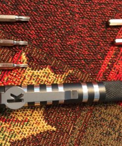 Kershaw TX-Tool (TXTOOL); 4.8 in. Single-Position Multifunction Magnetic Bit Driver; Includes T-6, T-8, T-10, 2 Phillips and Slotted Screwdriver Bit; 1.1 oz., Black 37 81CnqpV0N L