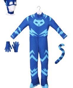 Disguise Catboy Deluxe Toddler PJ Masks Costume Large (4-6) Blue 24 81CpFyfZJBL