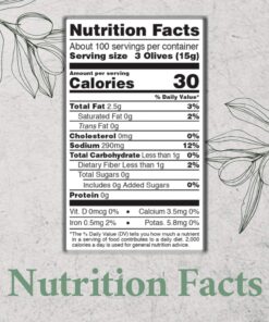 Roland Foods Whole Castelvetrano Olives, Specialty Imported Food, 3 Lb 4.9 Oz Can 26 81CpfTc8yEL