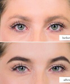 Elizabeth Mott Eyebrow Gel Makeup - Queen of the Fill Brow Tint and Filler - Brush to Fill in Eyebrows and Cover Gray Hairs - Cruelty Free - Dark Medium Brown, 4g 23 81Cr2xeuTgL