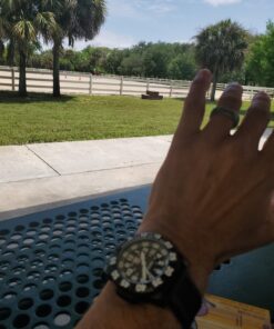 Luminox - Original Navy Seal- Mens Watch - Military Dive Watch - Date Function - 200m Water Resistant - Mens Watches - Made in Switzerland 44mm Black|White - XS.3051.F 33 81CrMTfDcCL