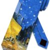 Three Rooker Art Ties Mens Van Gogh Cafe Painting Necktie 18 81Cs5SLw6mL