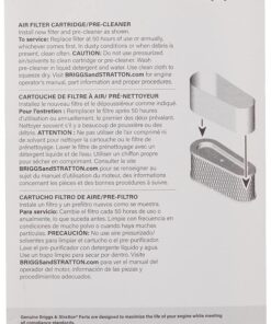 Briggs & Stratton Air Filter - 12.5 to 17 HP, Model Number 5053D 11 81Csp1PLhAL