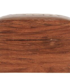 Alternative view of Brass Inlay Elephant Wooden Jewelry Box |Decorative Keepsake Box with Lid for Home Decor |Jewelry Holder Organizer, Necklace & Ring Storage | ShalinIndia Vintage Style Trinket Chest, Ideal for Women