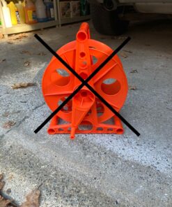 Bayco KW-130 Cord Storage Reel with Center Spin Handle, 150-Feet,Orange 17 81Ct7c2FW7L