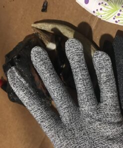 Stark Safe Cut Resistant Gloves, Level 5 Protection, Kitchen Cut Gloves for Meat, Shucking, Fillet, Mandolin Slicing, Carving, 1 Pair, Large 19 81CtwIMUFkL