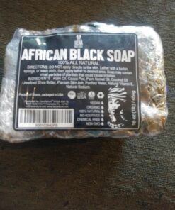era of nature Best Raw ORGANIC AFRICAN BLACK SOAP, for Dry Skin and Skin Conditions. Pure & Natural Ingredients, Imported From Ghana - 1lb (16oz) 45 81Cuf7tqf0L