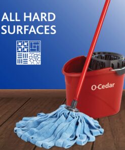 O-Cedar Microfiber Cloth Mop Refill, Blue 1 Count (Pack of 1) 15 81CuhjvajL