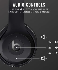 Beats Solo3 Wireless On-Ear Headphones - Apple W1 Headphone Chip, Class 1 Bluetooth, 40 Hours of Listening Time, Built-in Microphone - Black (Latest Model) Without AppleCare+ 25 81CvcNLYIXL