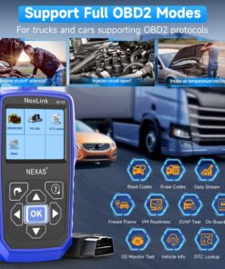 NEXAS NL102 Pro Heavy Duty Truck Scanner Enhanced Full System Diesel Diagnostic Scan Tool for Cummins Detroit Freightliner International Paccar Check Engine for HD Truck & Car 2-in-1 Code Reader NL102 truck scanner 11 81Cvt82jUpL