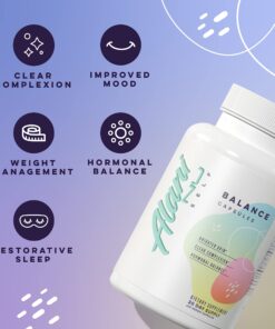 Alani Nu Balance | Supplement for Women | Hormonal Support | Weight Management and Clear Complexion | Gluten Free | Vegan | Sugar Free | 120 Veggie Capsules | 30 Day Supply Unflavored 28 81CvwJ7WKYL