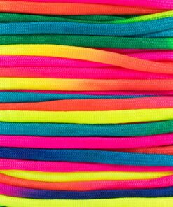 Alternative view of Colorful Rainbow Cord - Tie Dye Style - Type III, 7 Strand, 550 Paracord - Paracord Planet (25 Feet) Rainbow Dye 25 feet