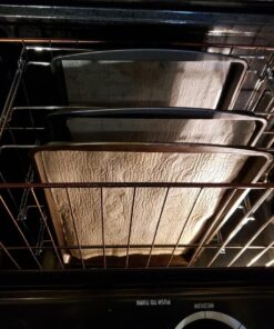 Nifty 3-in-1 Baking Rack – Nickel Chrome Plating, Cooling & Baking Rack, Multipurpose Kitchen Accessory, Folds Flat for Easy Storage, Use for Cookies, Pizzas, Baked Goods 28 81CxJ8HcD9L