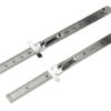 SE Stainless Steel SAE Metric Ruler Set - Stainless Steel Precision Ruler Measuring Tool - Detachable Clips - Set of 2 Pcs - 925PSR-2 30 81CxVS4AP7L