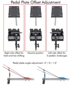OpenWheeler GEN3 Racing Wheel Stand Cockpit Green on Black | Fits All Logitech G923 | G29 | G920 | Thrustmaster | Fanatec Wheels | Compatible with Xbox One, PS4, PC Platforms 19 81CxyLWqiBL