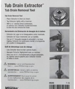 Superior Tool 05255 1.5" Tub Drain Extractor-Removes One and a Half Inch Old or Stubborn Tub Drains 34 81Cy7DG4oL