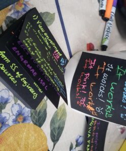 Post-it Super Sticky Notes, 3 in x 3 in, 5 Pads, 2x the Sticking Power, Black, Recyclable (654-5SSSC) 29 81CyUDb3Z2L