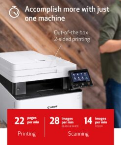 Color imageCLASS MF644Cdw - All-in-One, Wireless, Mobile-Ready, Duplex Laser Printer with 3 Year Warranty,Works with Alexa MF644Cdw (Old Model) 24 81CyeAhbTL