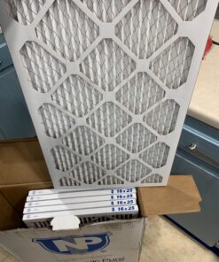 Nordic Pure 16x25x1 (15 1/2 x 24 1/2 x 3/4) Pleated MERV 12 Air Filters 6 Pack 32 81D 3JrbbdL