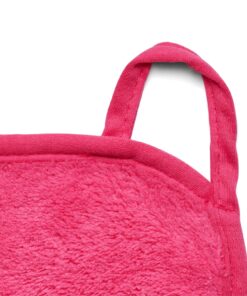 Miracle Face Erase 2 Pack Makeup Remover Face Cloths, Chemical-free, Microfiber, 6 Hair Ties (2 Count, Pink) 2 Count 21 81D00ef ZZL