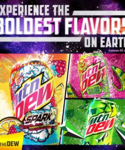 Mountain Dew Soda, Mini Cans, 7.5 Fl Oz (Pack of 10) Mountain Dew Mini Can 7.5 Fl Oz (Pack of 10) 18 81D2Hi vNqL