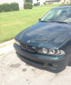 2x Euro Front Center Kidney Grille Grill For 97-03 BMW E39 5-Series 520 523 525 528 530 535 540 M5 4DR 4 Door (Matte Black) 24 81D3DbJhU7L