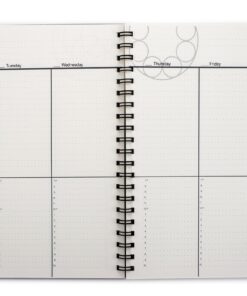 Alternative view of Action Publishing UNDATED Minimalist Day Planner® (8.5" X 11"), Wire Bound, Crisp White Archival Quality Paper Large (8.5" by 11")