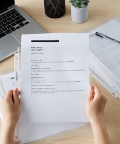 Amazon Basics Sheet Protector, Heavy Duty, 100 Pack, Clear 100 - Pack 24 81D4g8ZKS3L