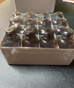 Vivaplex 12, Amber, 1 oz Glass Bottles, with Black Fine Mist Sprayers 19 81D4noydS0L