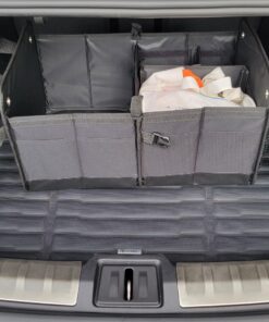 TRUNKCRATEPRO Trunk Organizer for Car, SUV, Truck | Premium Adjustable Multi Compartments Collapsible Car Trunk Organizer with Securing Straps & Non-Slip Bottom (Large Size, Black) Large 33 81D55IyFY1L