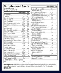 Swisse Ultivite Daily Multivitamin for Men | 50 Vitamins, Antioxidants and Minerals + Adaptogens | Energy, Stress & Immune Support | Mens Multivitamins Supplement | 120 Tablets Men's Multivitamins - 120 count Multicolor 22 81D5dLVdOzL 1