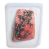 Stasher Reusable Silicone Storage Bag, Food Storage Container, Microwave and Dishwasher Safe, Leak-free, 1/2 Gallon, Clear 47 81D6HJ3gMFL