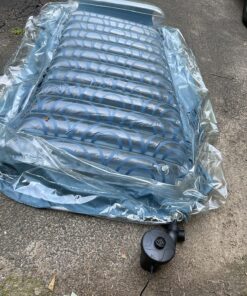 AGPTEK Electric Air Pump with 3 Nozzles, 110V AC/12V DC, Portable Quick-Fill Perfect Inflator/Deflator Pumps for Outdoor Camping, Inflatable Cushions, Air Mattress Beds, Boats, Swimming Ring 37 81D7Haos1FL