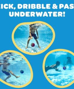 Watermelon Ball The Original Pool Toys for Kids Ages 8-12 - 6.5 inch Pool Ball for Teens, Adults, Family - Pool Games, Pool Toys, Fun Swimming Pool Games, Water Football, Diving and Beach Ball Play 15 81D7JLNXuL