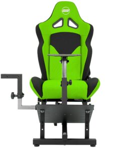 OpenWheeler GEN3 Racing Wheel Stand Cockpit Green on Black | Fits All Logitech G923 | G29 | G920 | Thrustmaster | Fanatec Wheels | Compatible with Xbox One, PS4, PC Platforms 22 81D8VNvrHiL