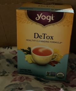 Yogi Tea - DeTox Tea (6 Pack) - Healthy Cleansing Formula with Traditional Ayurvedic Herbs - Supports Digestion and Circulation - Caffeine Free - 96 Organic Herbal Tea Bags 25 81D8ncI9qrL